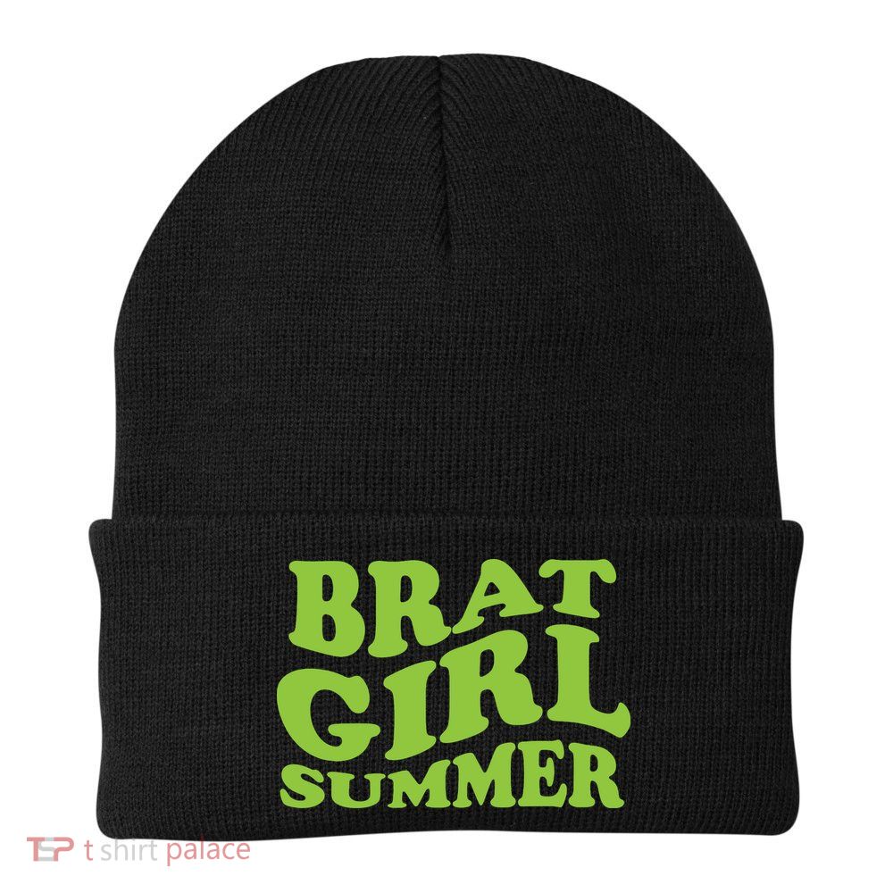 Brat Girl Summer Cute Retro Summer Beanie