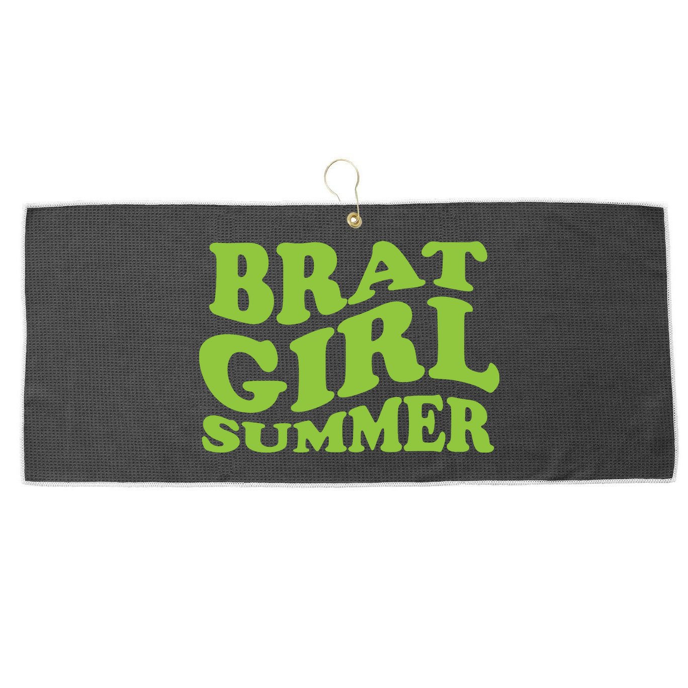 Brat Girl Summer Cute Retro Summer Large Microfiber Waffle Golf Towel