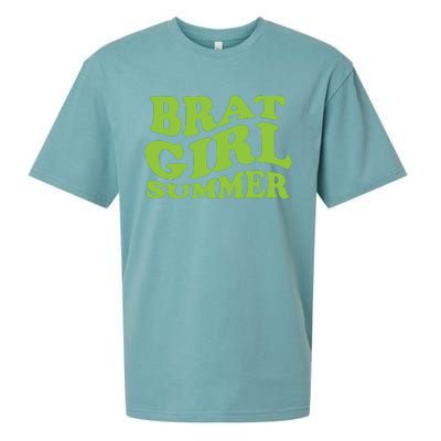 Brat Girl Summer Cute Retro Summer Sueded Cloud Jersey T-Shirt