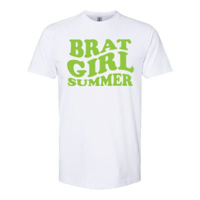 Brat Girl Summer Cute Retro Summer Softstyle CVC T-Shirt