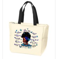Black God Says I Am Afro Christian Religious Gift Funny Gift Zip Tote Bag