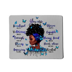 Black God Says I Am Afro Christian Religious Gift Funny Gift Mousepad