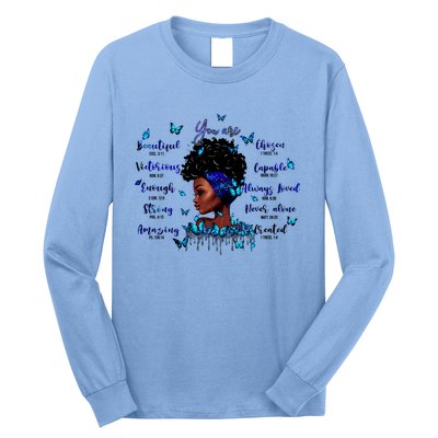 Black God Says I Am Afro Christian Religious Gift Funny Gift Long Sleeve Shirt