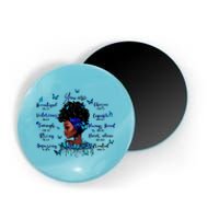 Black God Says I Am Afro Christian Religious Gift Funny Gift Magnet