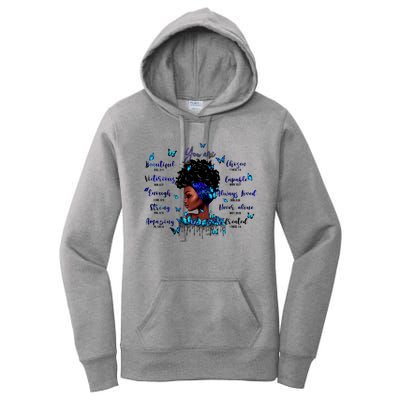 Black God Says I Am Afro Christian Religious Gift Funny Gift Women's Pullover Hoodie