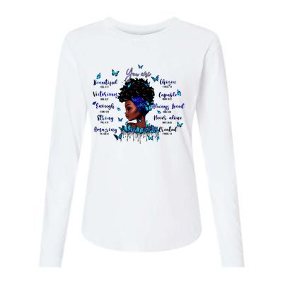 Black God Says I Am Afro Christian Religious Gift Funny Gift Womens Cotton Relaxed Long Sleeve T-Shirt