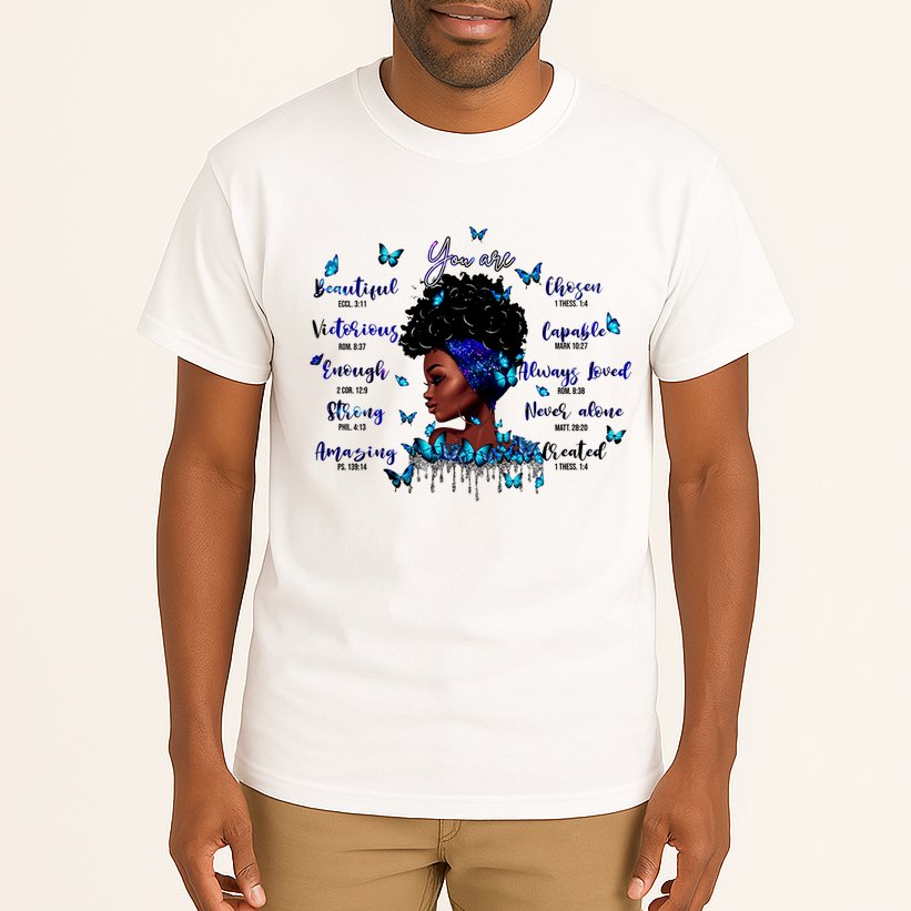 Black God Says I Am Afro Christian Religious Gift Funny Gift Tall T-Shirt