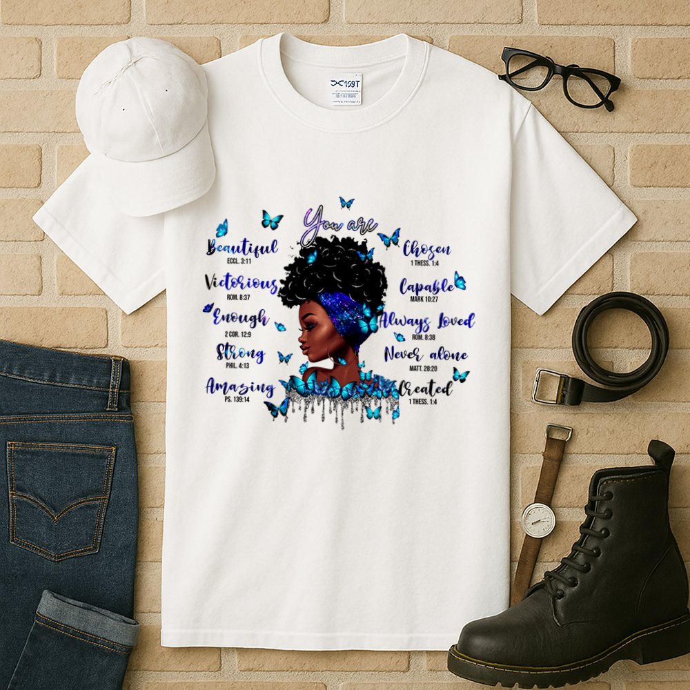 Black God Says I Am Afro Christian Religious Gift Funny Gift Tall T-Shirt