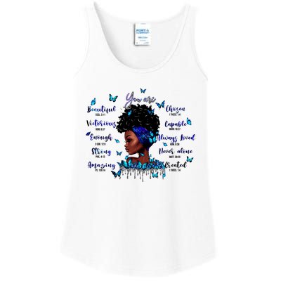 Black God Says I Am Afro Christian Religious Gift Funny Gift Ladies Essential Tank