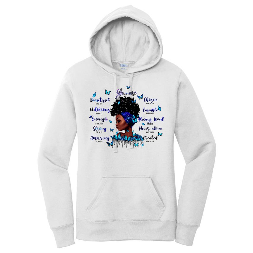 Black God Says I Am Afro Christian Religious Gift Funny Gift Women's Pullover Hoodie