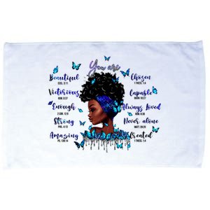 Black God Says I Am Afro Christian Religious Gift Funny Gift Microfiber Hand Towel