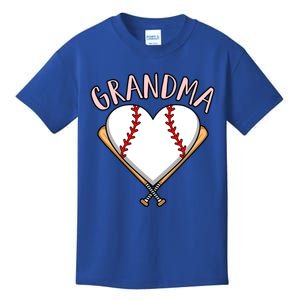 Baseball Grandma Sports Player Lover Coach Graphic Great Gift Kids T-Shirt