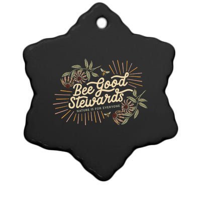 Bee Good Stewards Ceramic Star Ornament