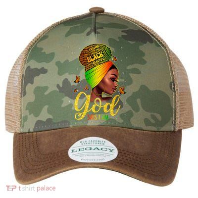 Black God Says I Am Juneteenth Black History Month Blm Gift Legacy Tie Dye Trucker Hat