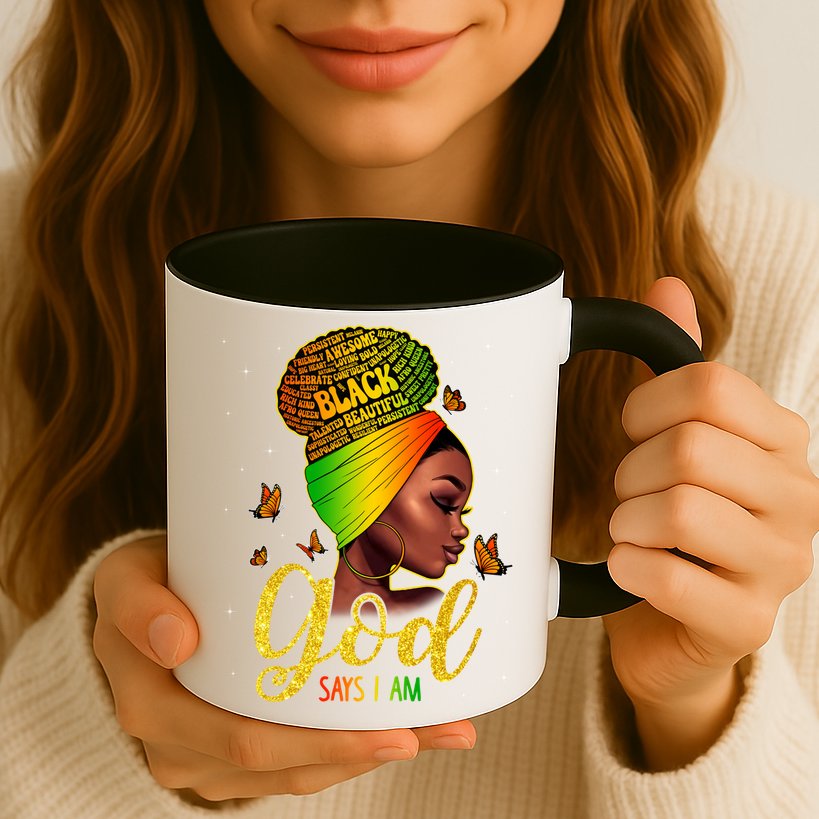 Black God Says I Am Juneteenth Black History Month Blm Gift Mug