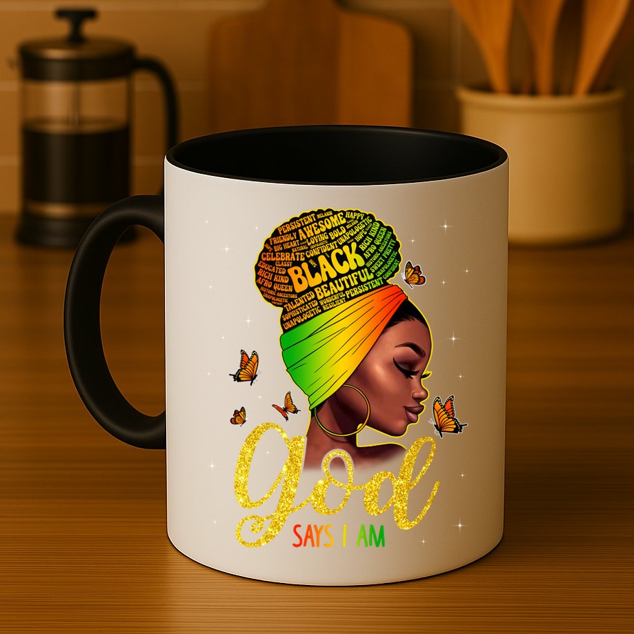 Black God Says I Am Juneteenth Black History Month Blm Gift Mug