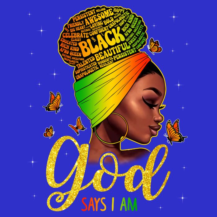 Black God Says I Am Juneteenth Black History Month Blm Gift 16 in Basic Backpack