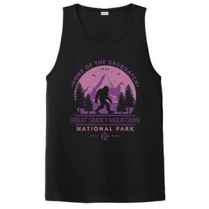 Bigfoot Great Smoky Mountain Wilderness Sasquatch Gift PosiCharge Competitor Tank