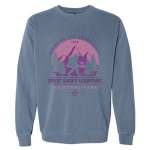 Bigfoot Great Smoky Mountain Wilderness Sasquatch Gift Garment-Dyed Sweatshirt