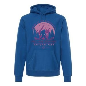 Bigfoot Great Smoky Mountain Wilderness Sasquatch Gift Premium Hoodie