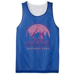 Bigfoot Great Smoky Mountain Wilderness Sasquatch Gift Mesh Reversible Basketball Jersey Tank