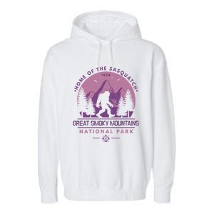 Bigfoot Great Smoky Mountain Wilderness Sasquatch Gift Garment-Dyed Fleece Hoodie