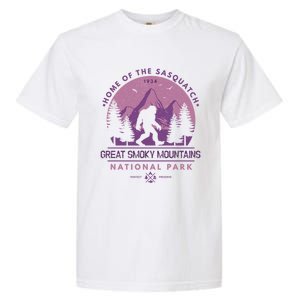 Bigfoot Great Smoky Mountain Wilderness Sasquatch Gift Garment-Dyed Heavyweight T-Shirt