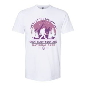 Bigfoot Great Smoky Mountain Wilderness Sasquatch Gift Softstyle CVC T-Shirt