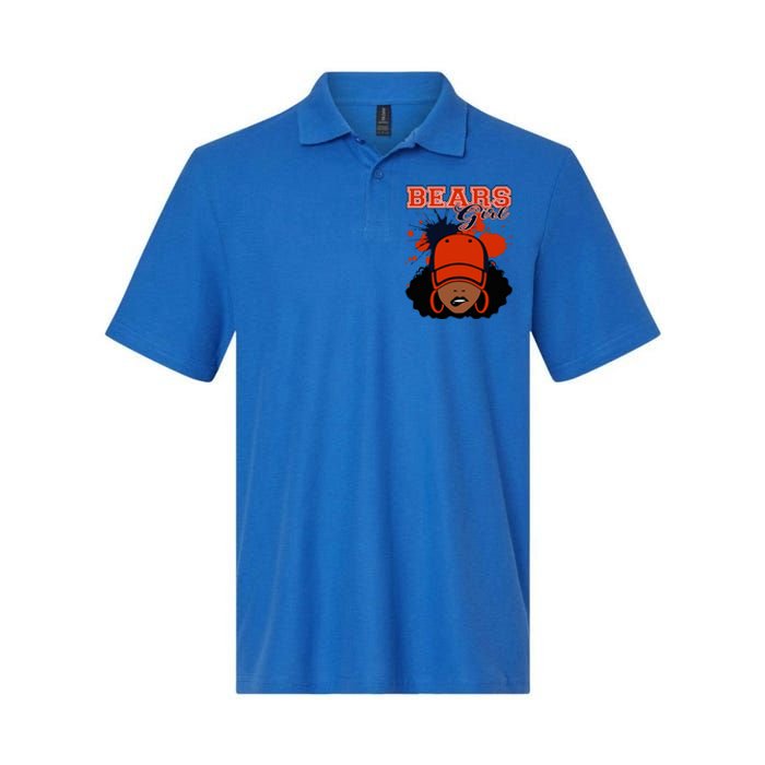 Bears Girl Sports Fan Team Spirit Softstyle Adult Sport Polo