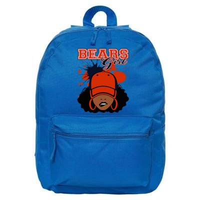 Bears Girl Sports Fan Team Spirit 16 in Basic Backpack