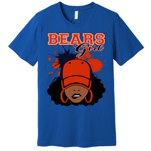 Bears Girl Sports Fan Team Spirit Premium T-Shirt