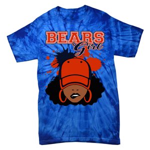 Bears Girl Sports Fan Team Spirit Tie-Dye T-Shirt