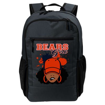 Bears Girl Sports Fan Team Spirit Daily Commute Backpack