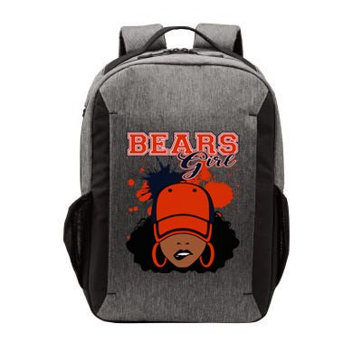 Bears Girl Sports Fan Team Spirit Vector Backpack