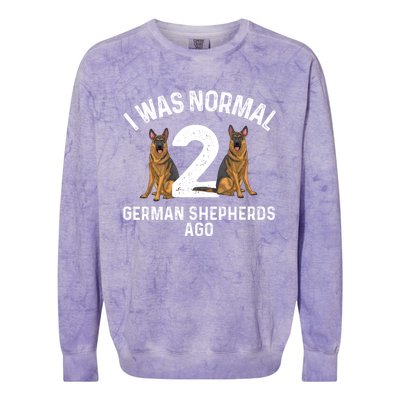 Best German Shepherd Art Women Dog Lover German Shepherd Colorblast Crewneck Sweatshirt