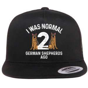 Best German Shepherd Art Women Dog Lover German Shepherd Flat Bill Trucker Hat