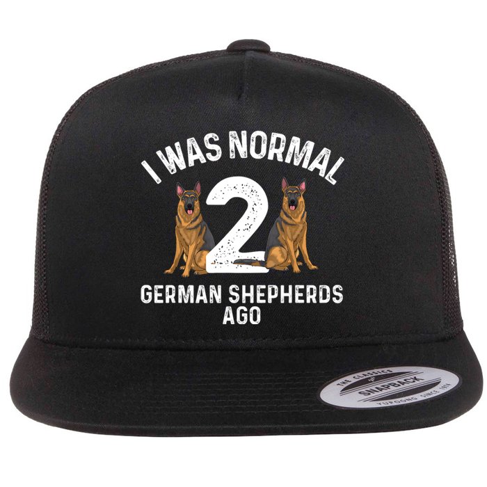 Best German Shepherd Art Women Dog Lover German Shepherd Flat Bill Trucker Hat