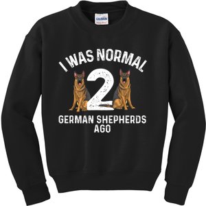 Best German Shepherd Art Women Dog Lover German Shepherd Kids Sweatshirt