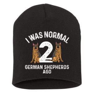 Best German Shepherd Art Women Dog Lover German Shepherd Short Acrylic Beanie