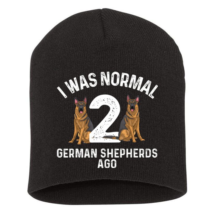 Best German Shepherd Art Women Dog Lover German Shepherd Short Acrylic Beanie