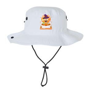 Boo Ghost Scary Pumpkin Moon Witch Fennec Fox Halloween Gift Legacy Cool Fit Booney Bucket Hat