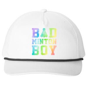 Badminton Graphic Shuttlecock Badminton Player Sport Cool Gift Snapback Five-Panel Rope Hat