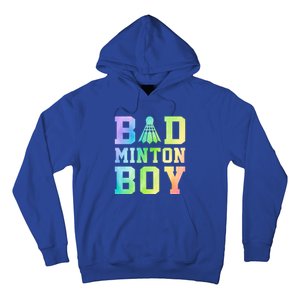 Badminton Graphic Shuttlecock Badminton Player Sport Cool Gift Hoodie