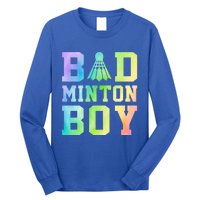 Badminton Graphic Shuttlecock Badminton Player Sport Cool Gift Long Sleeve Shirt