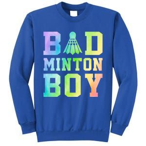 Badminton Graphic Shuttlecock Badminton Player Sport Cool Gift Sweatshirt