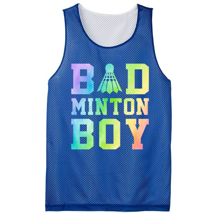 Badminton Graphic Shuttlecock Badminton Player Sport Cool Gift Mesh Reversible Basketball Jersey Tank