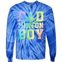 Badminton Graphic Shuttlecock Badminton Player Sport Cool Gift Tie-Dye Long Sleeve Shirt