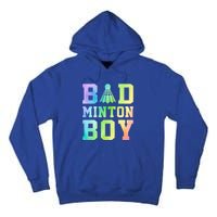 Badminton Graphic Shuttlecock Badminton Player Sport Cool Gift Tall Hoodie