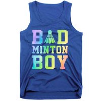 Badminton Graphic Shuttlecock Badminton Player Sport Cool Gift Tank Top