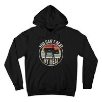 Bbq Grilling Smoking Retro Vintage You CanT Beat My Meat Hoodie